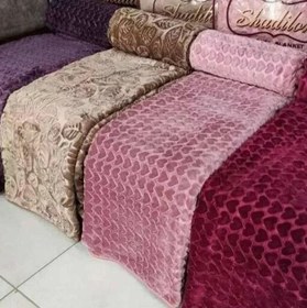 تصویر 4 از پتو نرم دو نفره طرح دار با رنگ بندی شاد و متنوع